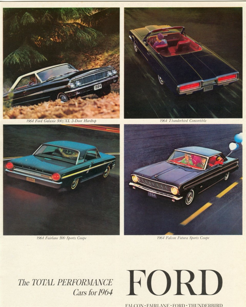 販売前サンプル 1964 Ford Galaxie Fairlane Falcon Thunderbird Country Squire FL