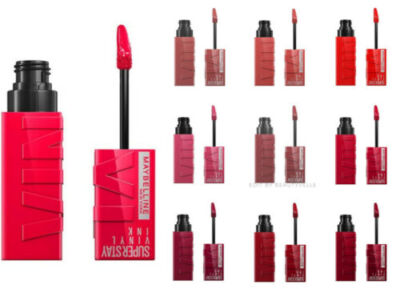 Maybelline Superstay Vinyl Tinte flüssiger Lippenstift glänzende Oberfläche *NEU & ORIGINAL*
