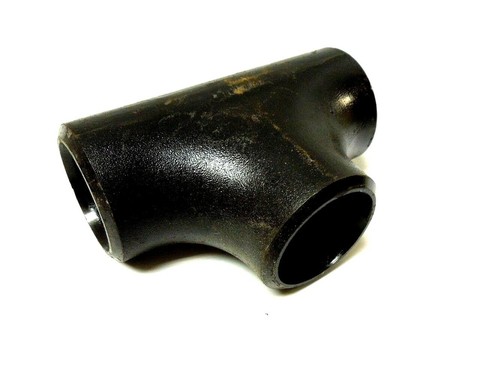 1-1/2" Schedule 80 (XH) Tee Butt-Weld A234-WPB Carbon Steel Pipe Fitting B030802 - Picture 2 of 4
