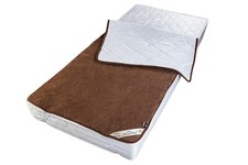 Sottocoperta Lana Merino LANA CAMMELLO Topper Materasso Culla Letto Cotone King