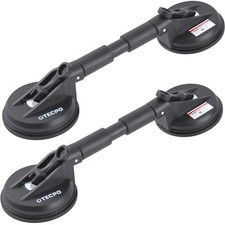 2x TECPO SAUGHEBER 100 kg PROFI SCHEIBEN-HEBER GLAS-SAUGER GUMMISAUGER 118mm