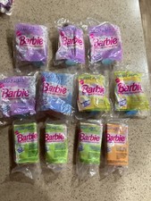 11 Vintage 1992 McDonald  s Happy Meal Toys NIP-Barbie w/ Hair U Can Style