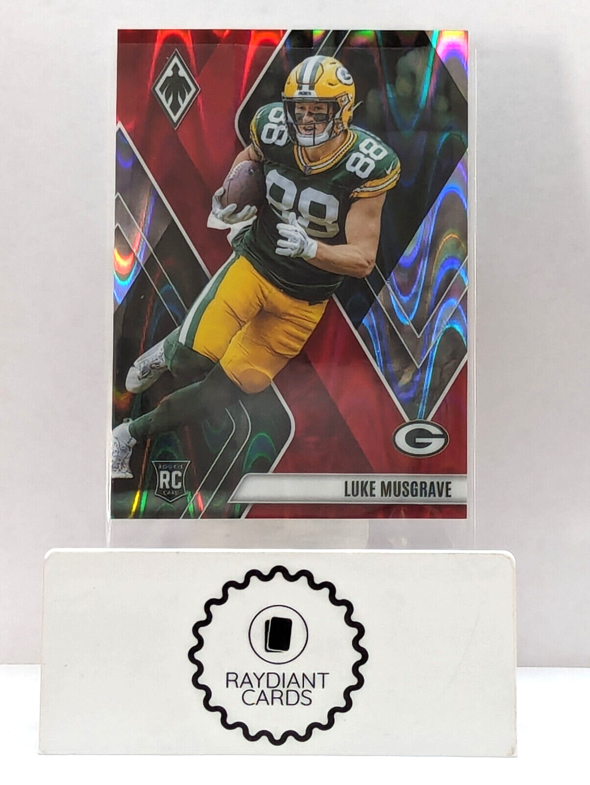 2023 Phoenix LUKE MUSGRAVE #160 Red Seismic Variation RC 58/199 PACKERS