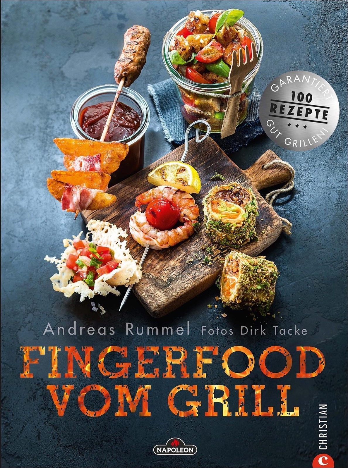 Thumbnail - Andreas Rummel | Fingerfood Vom Grill | Buch | Deutsch (2023) | 192 S.