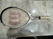Wilson US Open 23 Tennis Racquet White Silver Black Racket