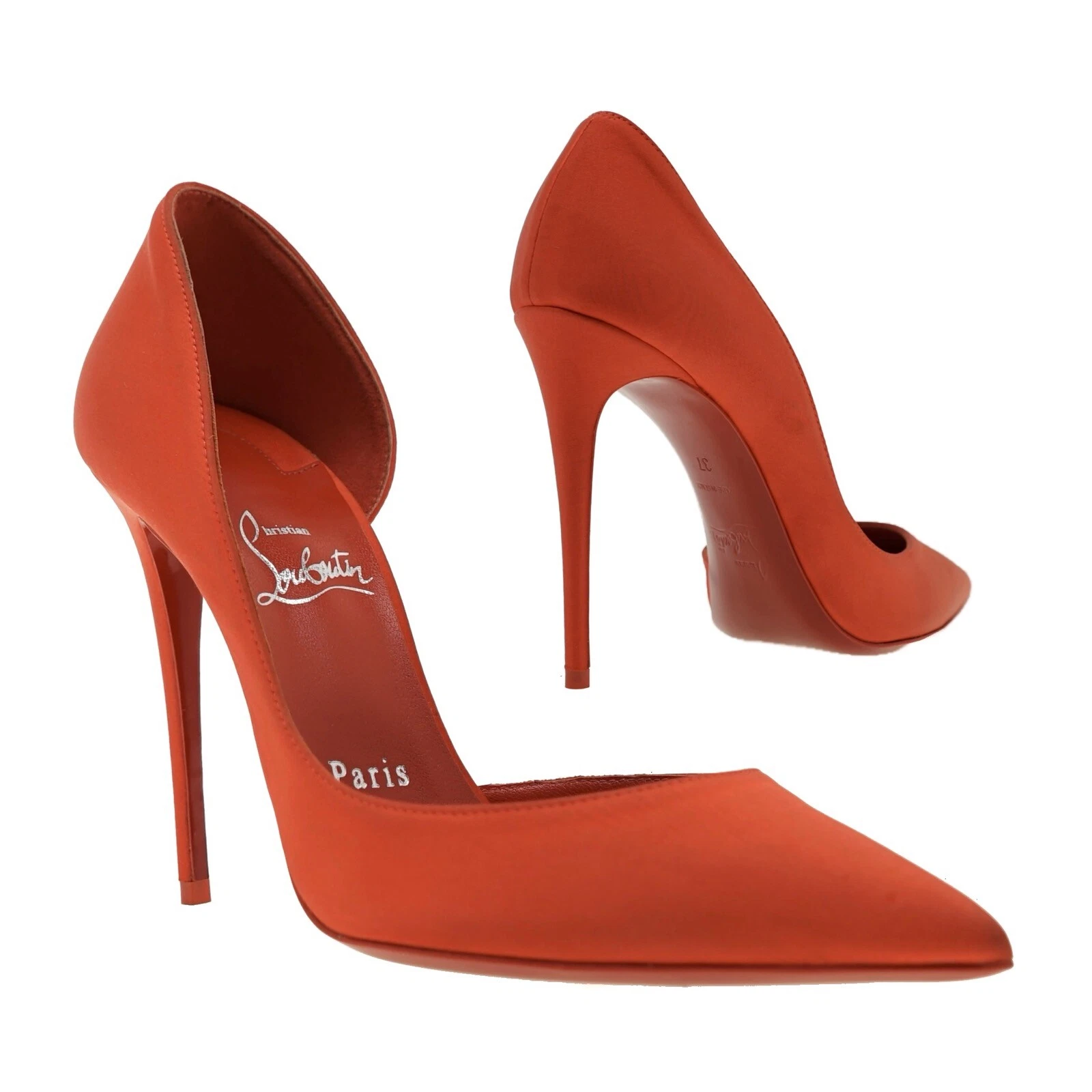 Christian Louboutin — Christian Louboutin Pumps Iriza 100 Satin Size 37 New