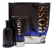 BOSS BOTTLED NIGHT GIFT SET WITH EDT NATURAL SPRAY 100 ML SHOWER GEL 150 ML D