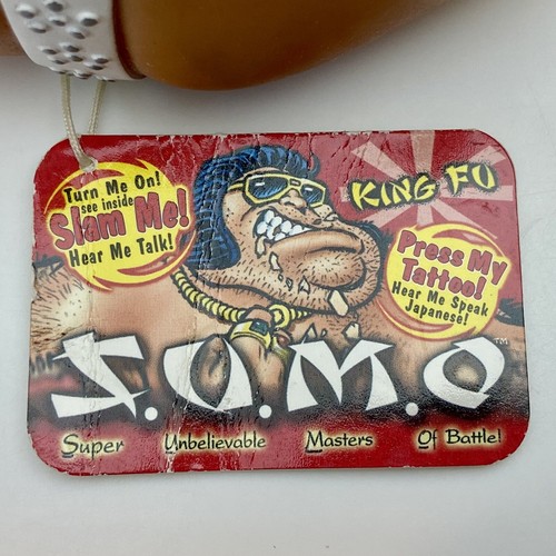 Vintage Replay King Fu Electronic Sumo Wrestling Talking Figure. New w/Tags. - Picture 7 of 15