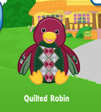 Webkinz Quilted Robin Virtual Adoption Code Only Messaged Webkinz Quilted Robin 