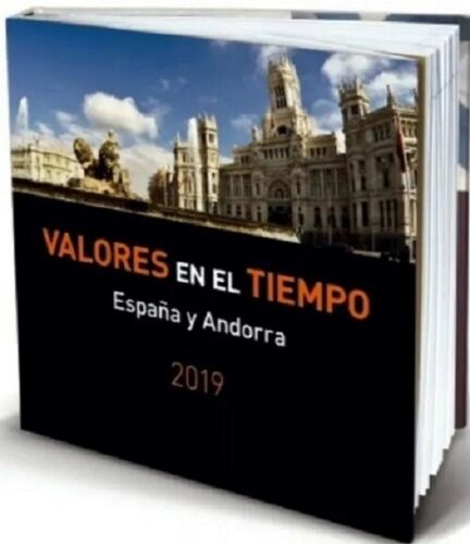 VALORES EN EL TIEMPO LIBRO OFICIAL DE SELLOS CORREOS 2019 ESPANA Y ANDORRA SPAIN