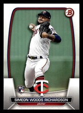Simeon Woods Richardson 2023 Bowman #95 Minnesota Twins Rookie BUY3GET1FREE