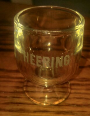Heering Snifter Shot Glass Clear Small Ounce 