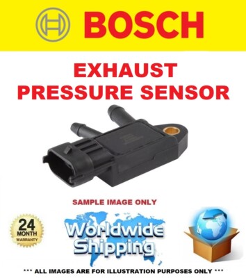 BOSCH EXHAUST PRESSURE SENSOR for AUDI A5 Convertible 2.0 TDI 2016->on