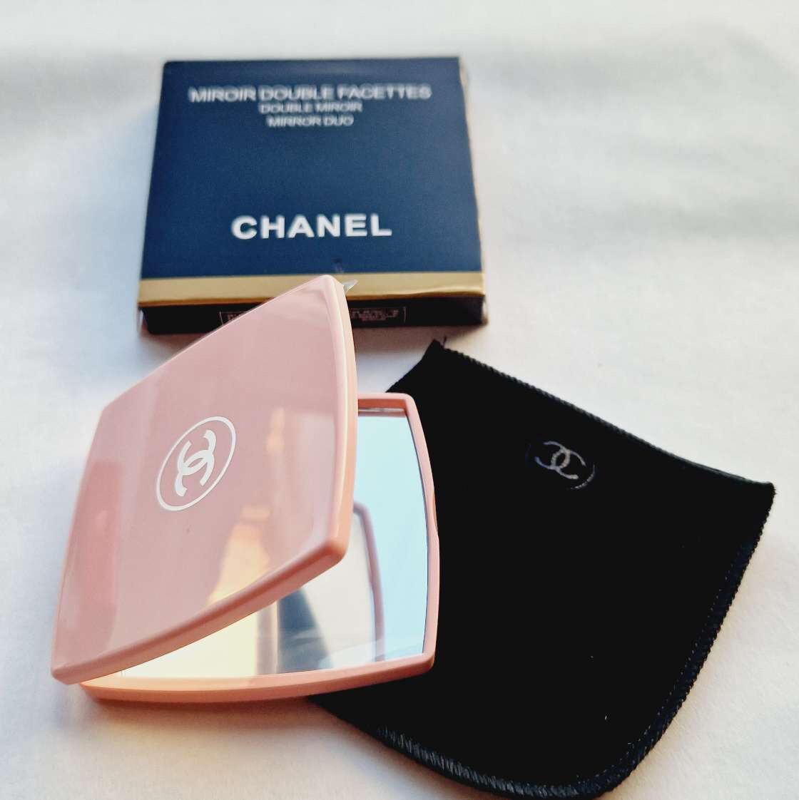 CHANEL Compact Mirror Double Facettes Mirror Duo Side New With BOX eBay