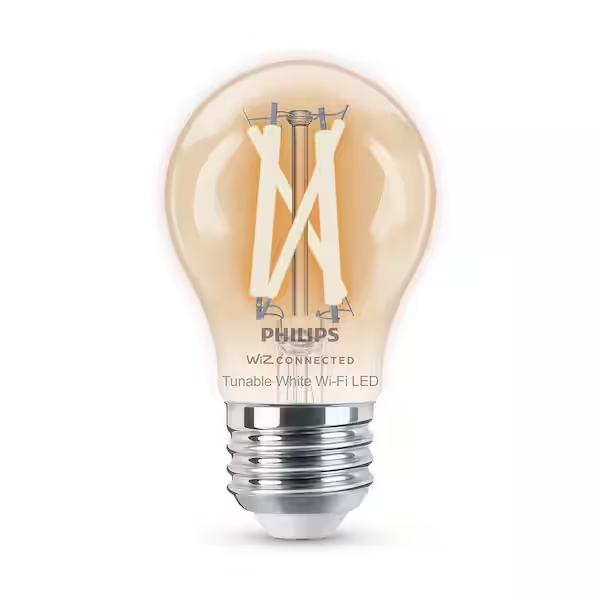 Philips Smart Bulb LED 40W Dimmable Wi-Fi Wiz 450 Lumen A15 Standard NEW (3D)-image