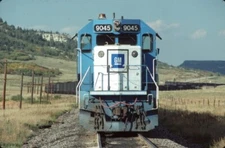 OWY 9045 SD-60 SDEX PALMER LAKE CO (OAKWAY) ORIGINAL SLIDE 09-28-89 T3-3