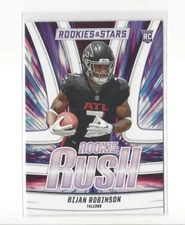 2023 Rookies and Stars Rookie Rush #2 Bijan Robinson RC Falcons