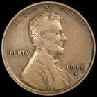 1915-S Lincoln Cent VF Very Fine+++ KEY DATE 1C Nice Color A423