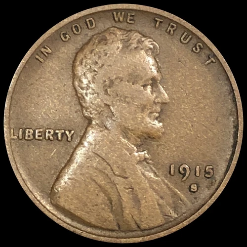 1915-S Lincoln Cent VF Very Fine+++ KEY DATE 1C Nice Color A423