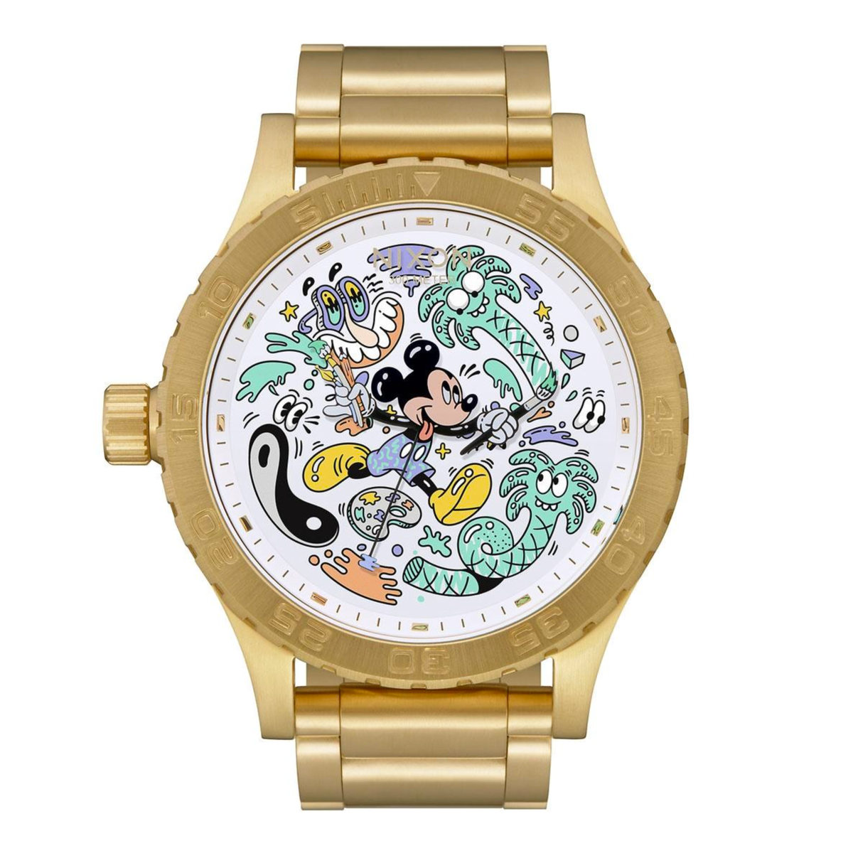 Nixon Steven Harrington Disney Mickey Mouse 51-30 Gold Watch Nixon Steven Harrington Disney Mickey Mouse 51-30 Gold Watch