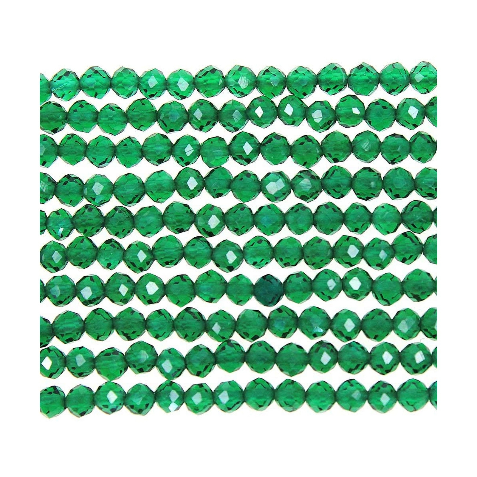 3mm Faceted Natural Green Spinel Round Loose Beads for DIY Jewelry Crafting