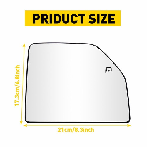 For 2015-2022 FORD SUPER DUTY F250 F350 F450 F550 Mirror Glass w/ Heated Funtion - Picture 2 of 19