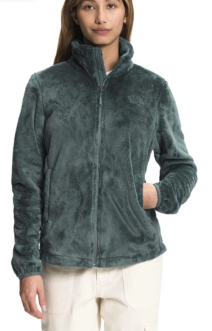 The North Face Ladies Osito Fleece Zip Up Jacket Green Small