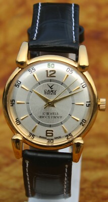 Ancienne montre-bracelet homme vintage CAMY Geneva ST96 17 bijoux