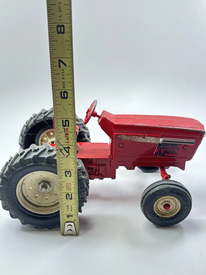 De Colección Metal 8" Tractor Agrícola ERTL Stk# 415 Cosechadora Internacional Lote 4 Discos Harro Foto 3 de 4
