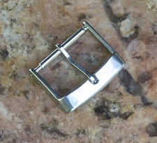 Square Genuine Swiss Tropic 16mm buckle to dive watch band steel INOX 100+ sold