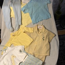 lot of vintage baby clothes from 1950s