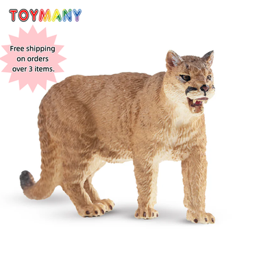 #ad #ad Toymany Standing Cougar Figurine Realistic Mountain Lion Statue Collectible Home $4.00