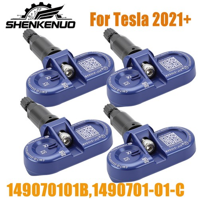 #ad 4Pcs Bluetooth TPMS Tire Pressure Sensor for Tesla Model 3 S X Y 2021 2024 $85.59