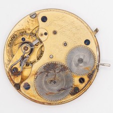 Glash tte 43.7 x 7.9 mm Lever-Set Antique Pocket Watch Movement
