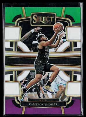 2023-24 Panini Select #6 Cameron Thomas Green White Purple Prizms