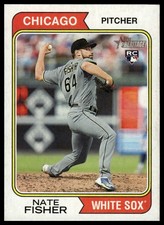 Nate Fisher 2023 Topps Heritage #352 RC Chicago White Sox Rookie