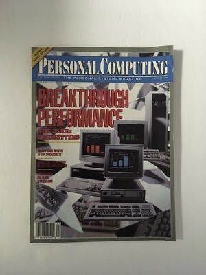 Personal Computing SEP 1988 back issue COMPUTER magazine - The 25MHz Pacesetters