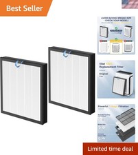 Slide-in 2-Pack Vital 100S-P Air Filters for LEVOIT Homes - Easy Installation