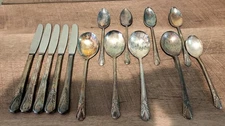 Vintage WM Rogers MFG Co. Original Rogers Avalon 15 Pc Set Silver plate Pre 1940