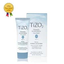 Tizo 2 Non-Tinted Mineral Sunscreen SPF 40 PA+++ Primer, 1.75oz Facial Sunblock