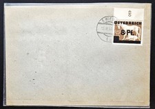 1¢ WONDER'S ~ HORSES TOPICAL GERMANY AUSTRIA OVPT FDC 1945 ~ D841