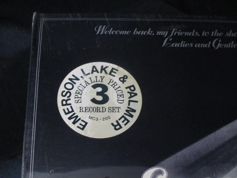 Emerson, Lake & Palmer Welcome Back Sealed Vinyl Records LP USA 1974 Orig Hype S - Image 2 of 4