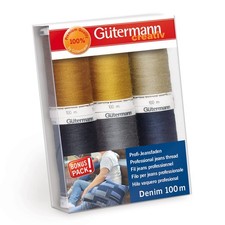 Gutermann Thread, Denim, Multicoloured, Polye...