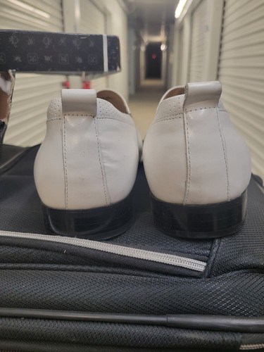 NIB Stacy Adams Monaco--like Templin/Bike Toe White Dress Shoes 13M - Picture 4 of 5