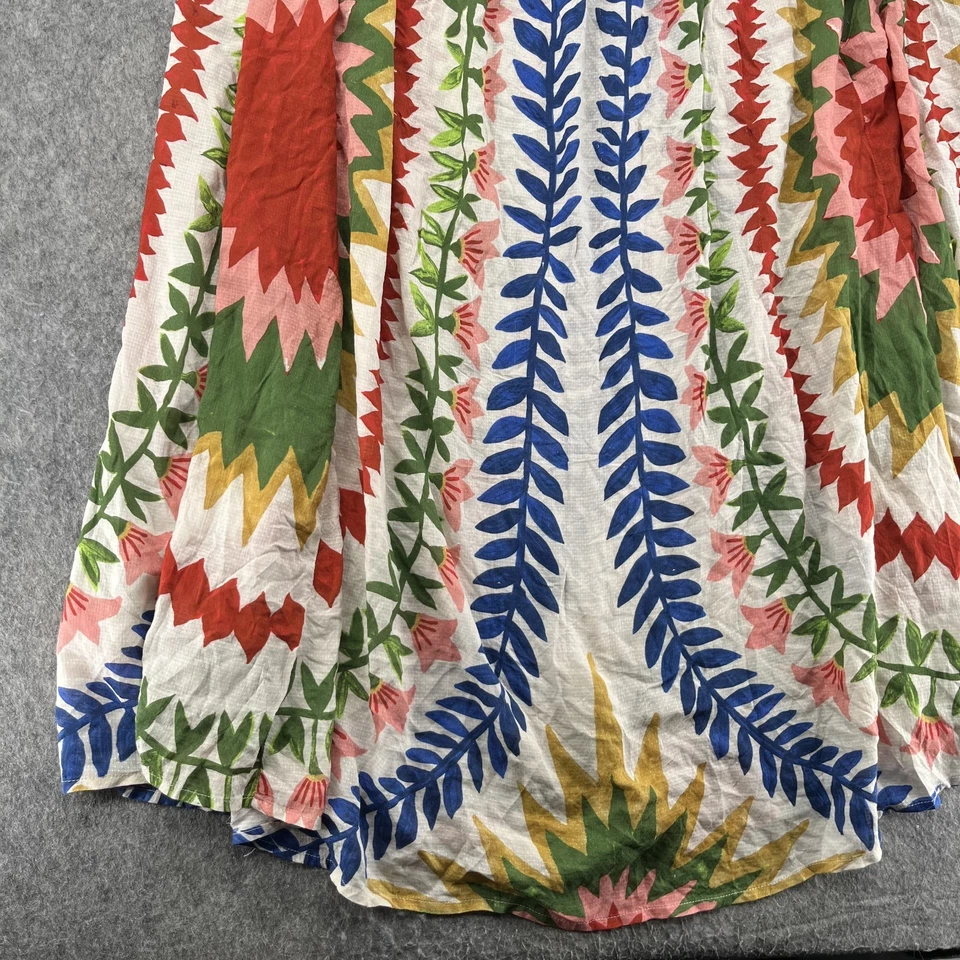 Maxi Vestido Largo Anthropologie Incerti XS Multicolor Geométrico Foto 2 de 4