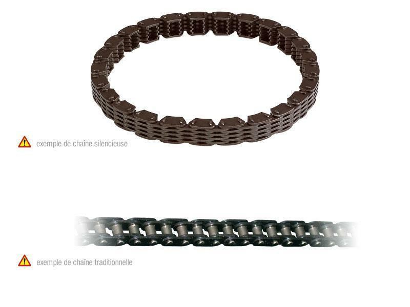 Chaîne distribution VERTEX silencieuse alliage haute résistance 106 maillons