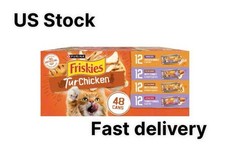 Purina Friskies Turchicken Gravy Wet Cat Food, Variety Pack, 5.5 oz. x 48 Cans