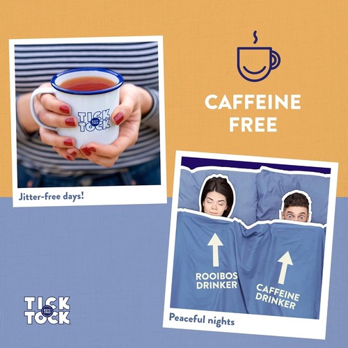 Tick Tock Vanilla Rooibos Tea Confezione da tè senza caffeina (160 bustine di tè) - Foto 2 di 7