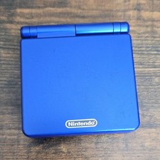 Nintendo Game Boy Advance SP AGS-001 Blue Handheld Console Headphone Jack EXT.2