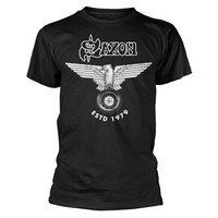 Saxon Strong Arm Of The Law T Shirt Size M